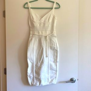 House of CB Bandage Dress in White